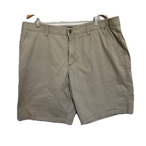 SWISSTECH‎ Cargo Shorts Tan Men's Size 42 Regular Fit Flat Front Pockets